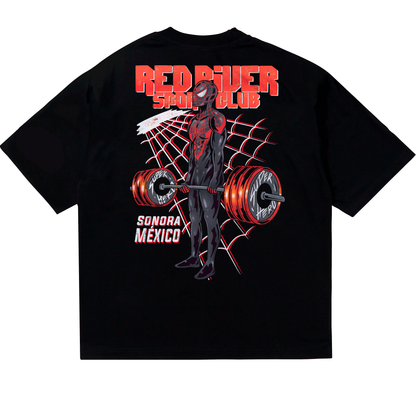 Miles Morales Deadlift T-shirt Black Color.