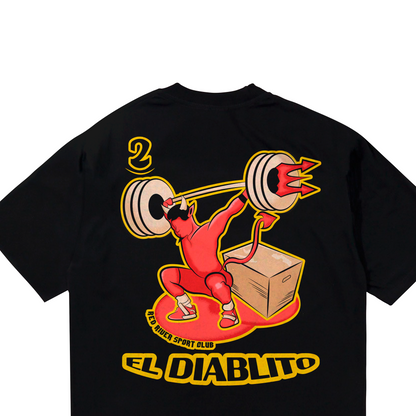 Playera El Diablito Snatch Corte Regular.