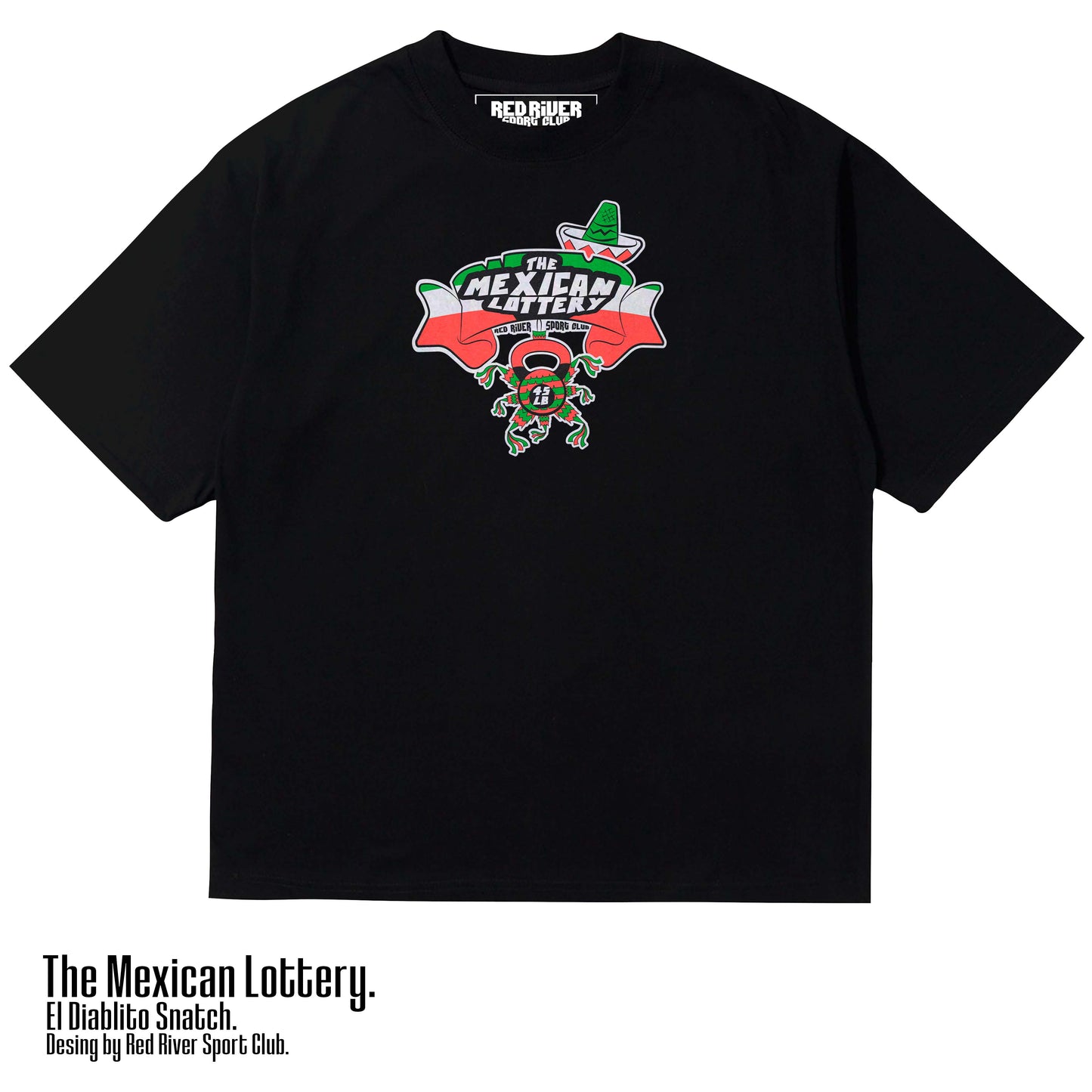 Playera El Diablito Snatch Corte Regular.